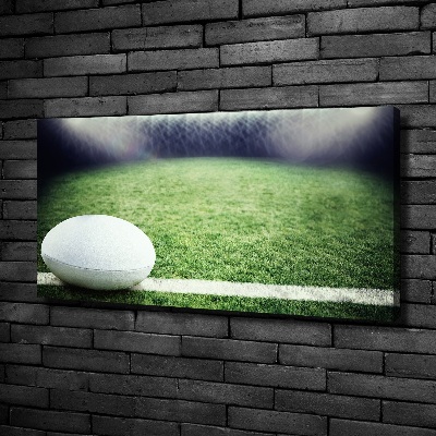 Tableau imprimé sur toile Football dans le Rugby Bowl