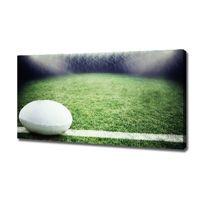 Tableau imprimé sur toile Football dans le Rugby Bowl