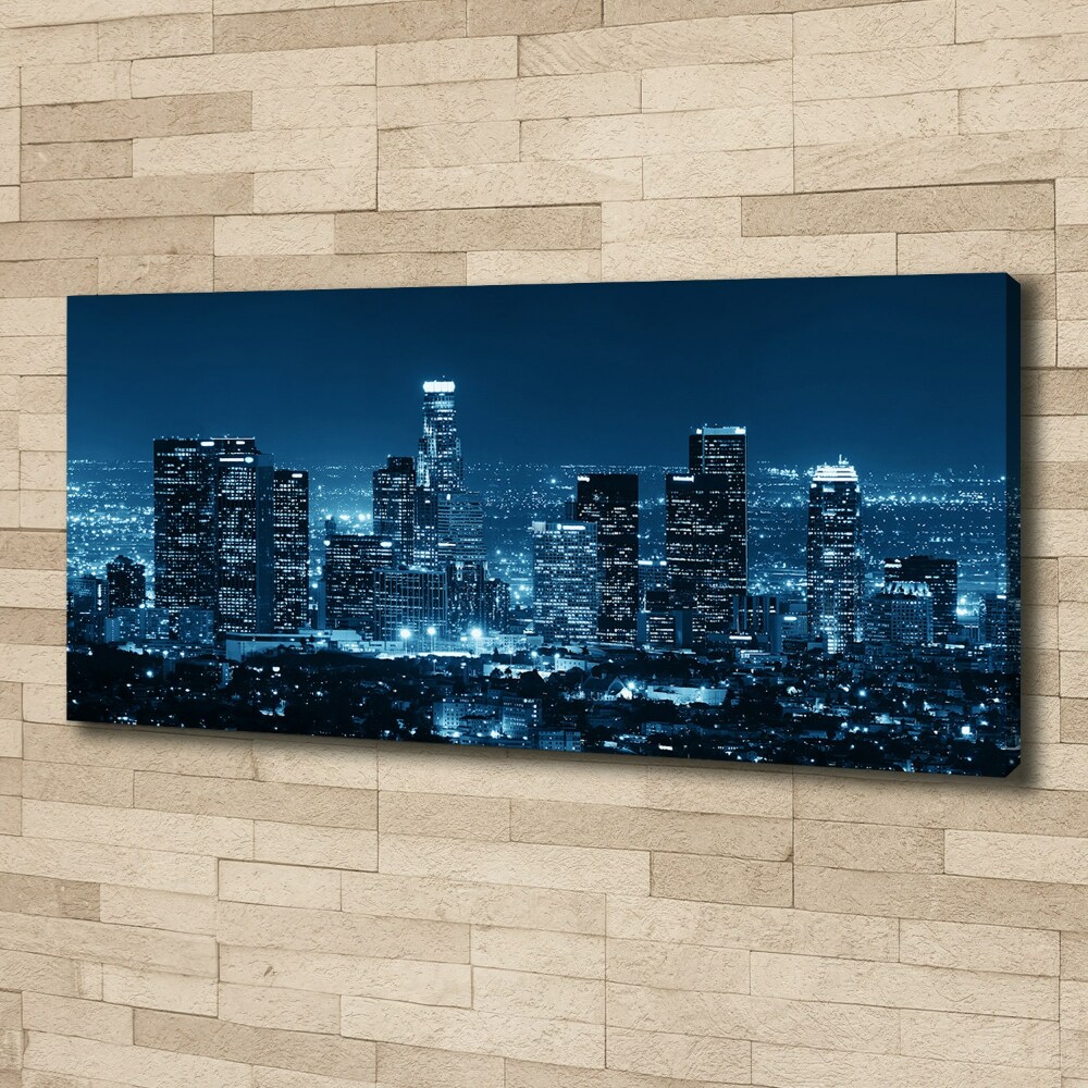 Tableau imprimé sur toile Los Angeles la nuit