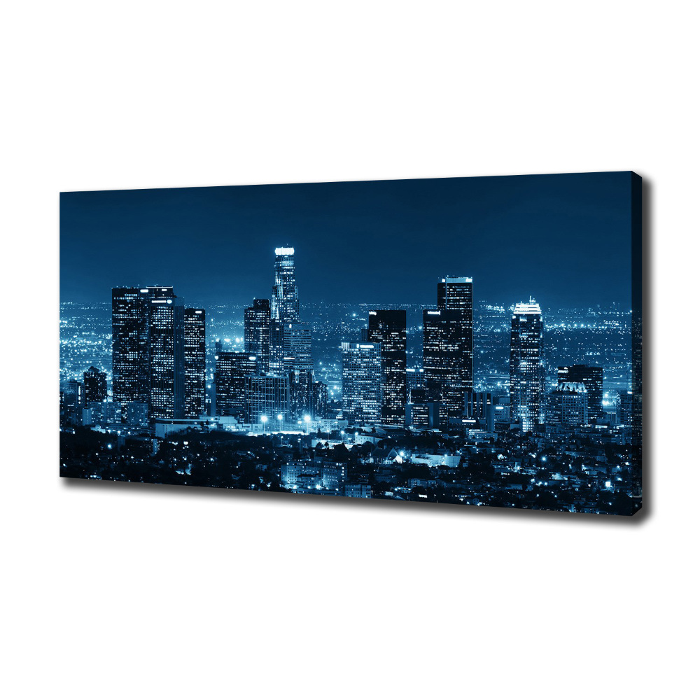 Tableau imprimé sur toile Los Angeles la nuit