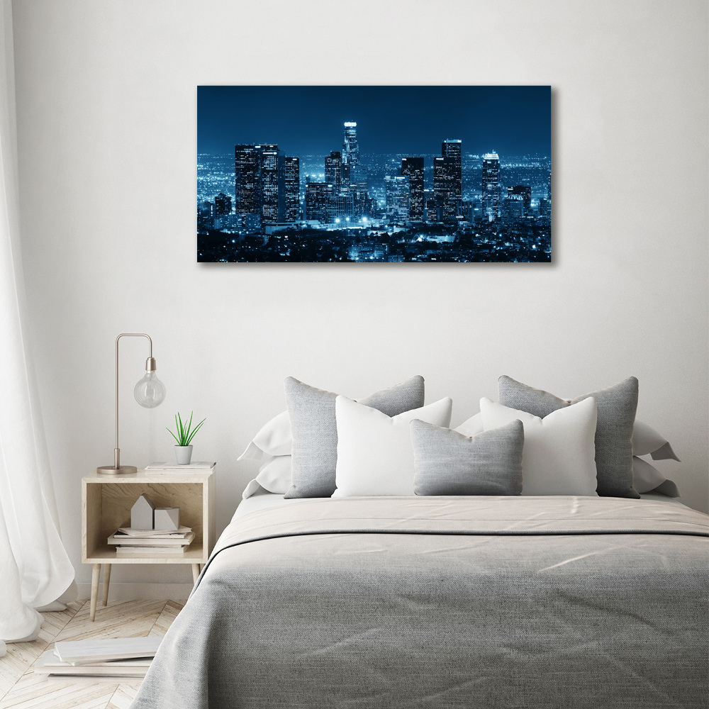 Tableau imprimé sur toile Los Angeles la nuit