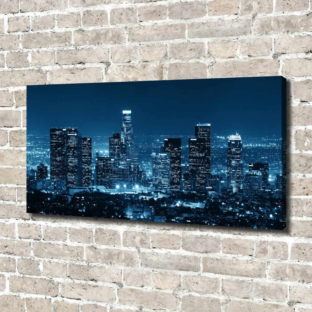 Tableau imprimé sur toile Los Angeles la nuit