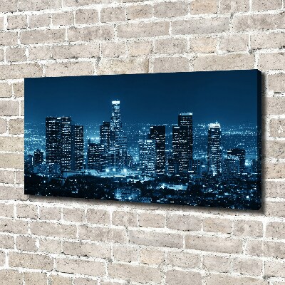 Tableau imprimé sur toile Los Angeles la nuit