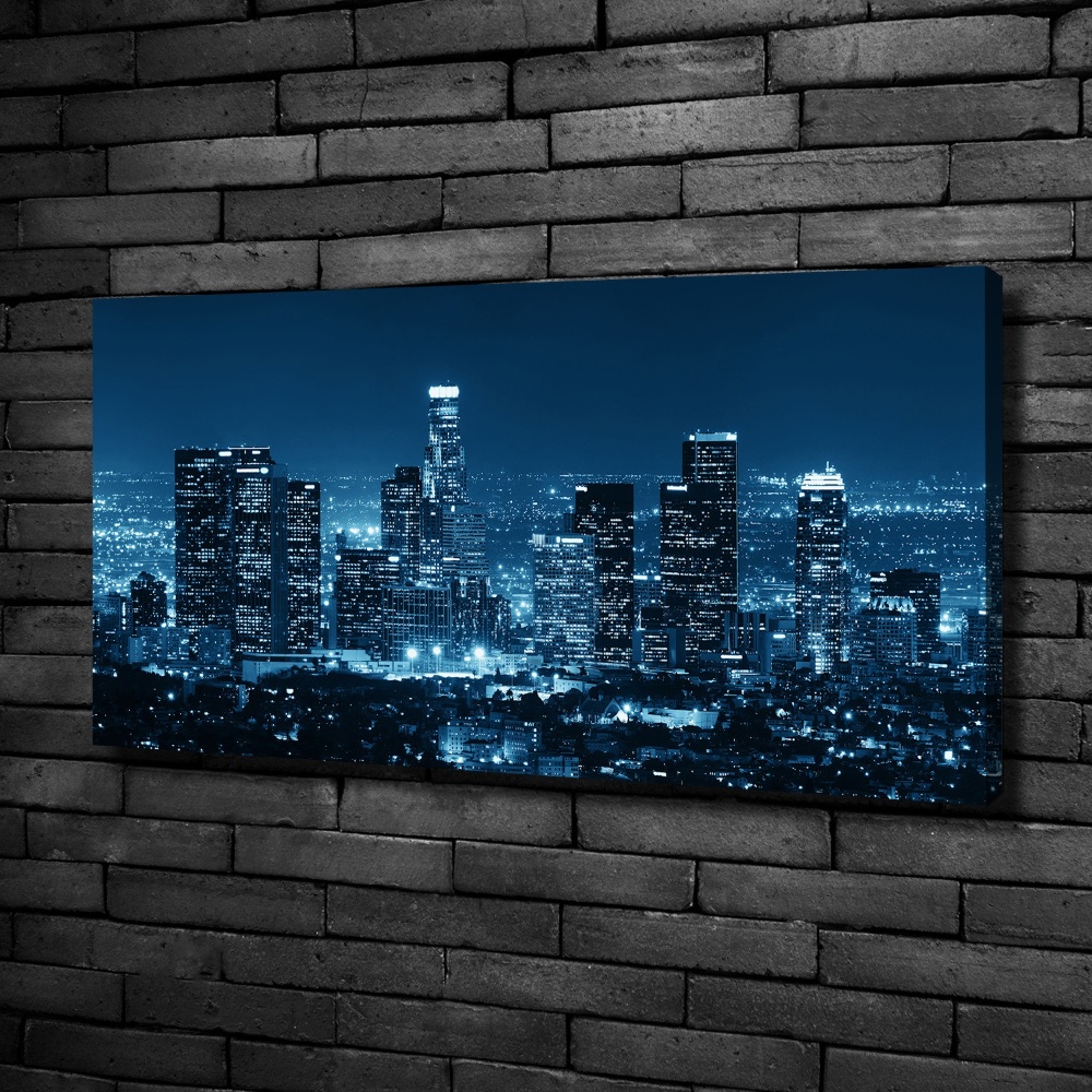 Tableau imprimé sur toile Los Angeles la nuit