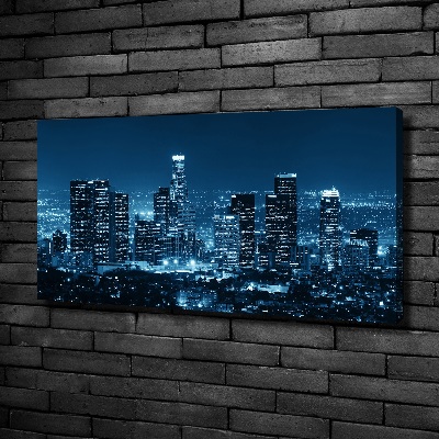 Tableau imprimé sur toile Los Angeles la nuit