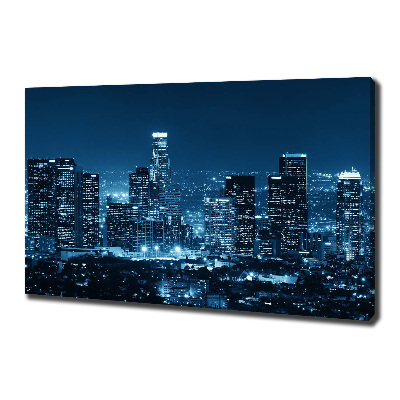 Tableau imprimé sur toile Los Angeles la nuit