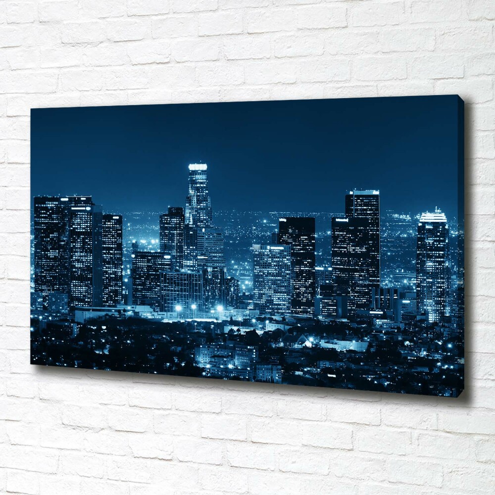 Tableau imprimé sur toile Los Angeles la nuit