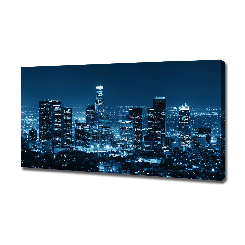 Tableau imprimé sur toile Los Angeles la nuit