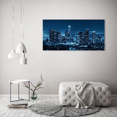 Tableau imprimé sur toile Los Angeles la nuit