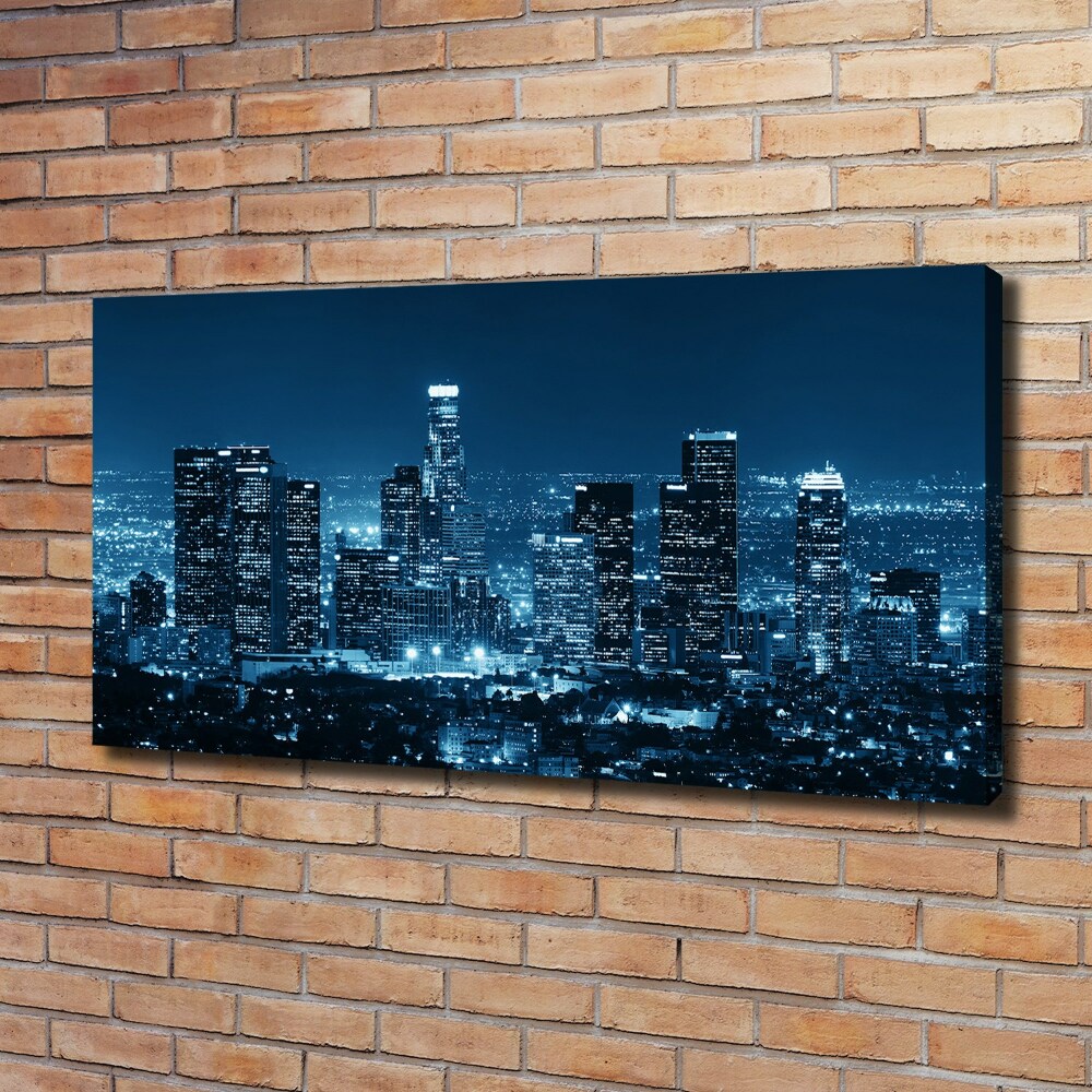 Tableau imprimé sur toile Los Angeles la nuit