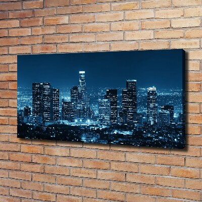 Tableau imprimé sur toile Los Angeles la nuit