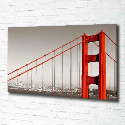 Tableau imprimé sur toile Pont de San Francisco