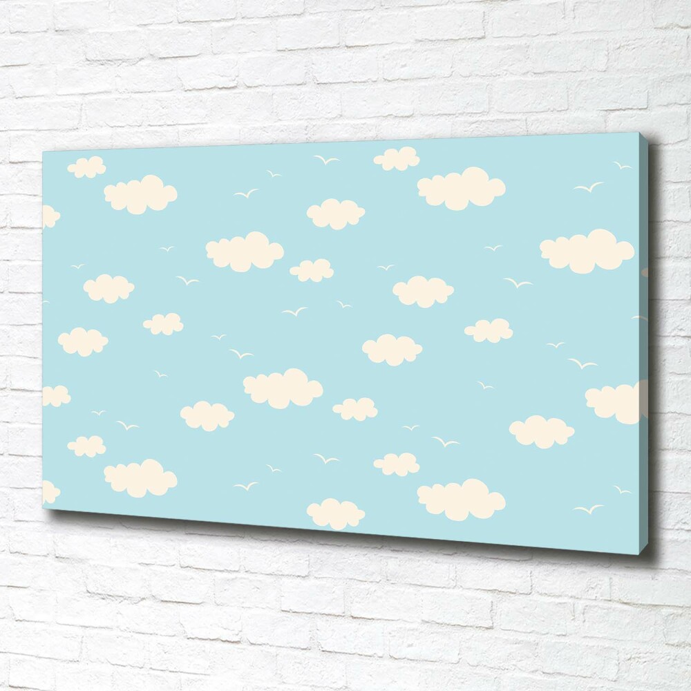 Tableau sur toile Nuages