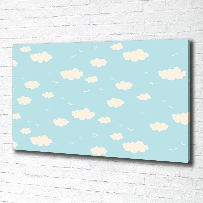 Tableau sur toile Nuages