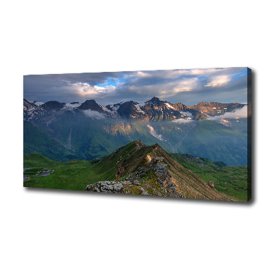 Tableau sur toile Sommets des montagnes