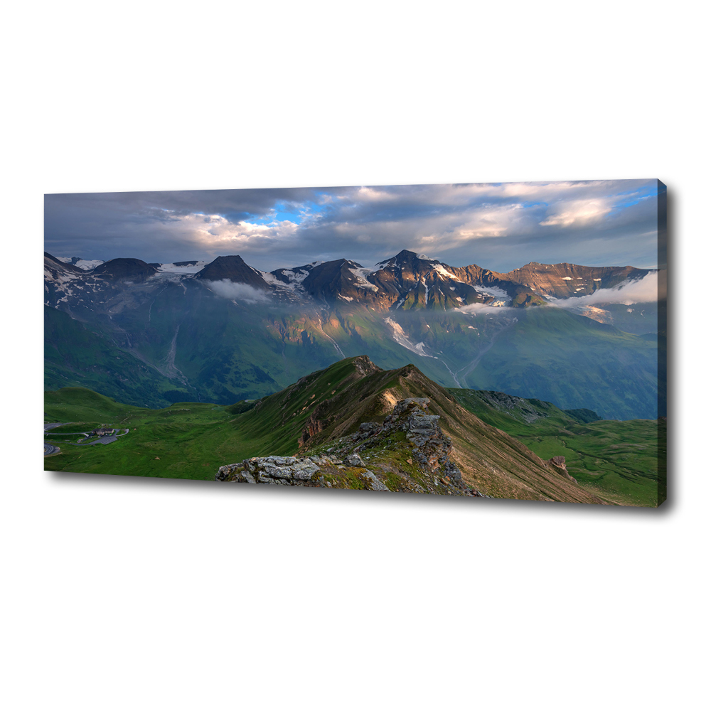 Tableau sur toile Sommets des montagnes