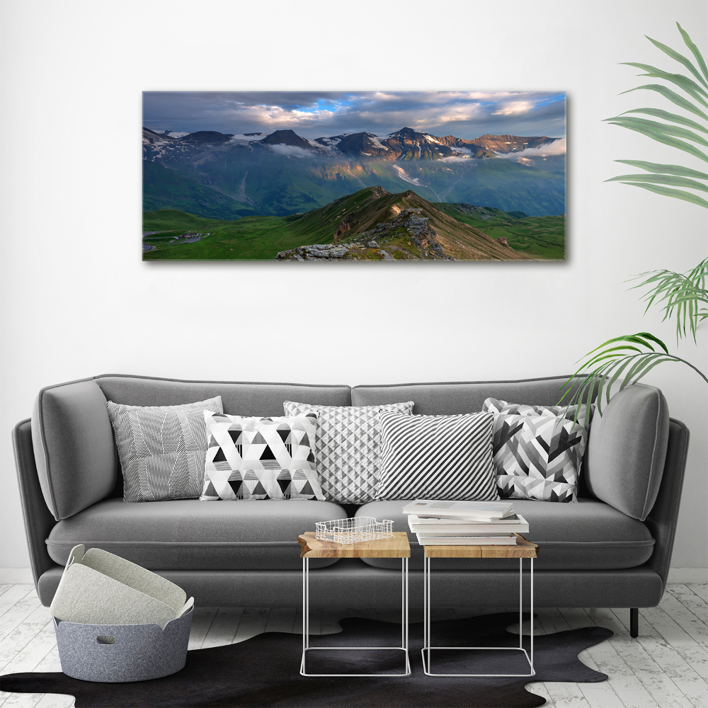 Tableau sur toile Sommets des montagnes