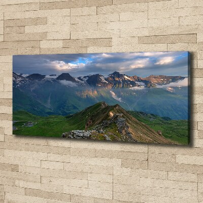 Tableau sur toile Sommets des montagnes