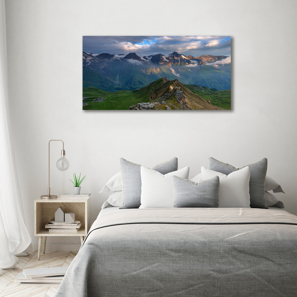 Tableau sur toile Sommets des montagnes