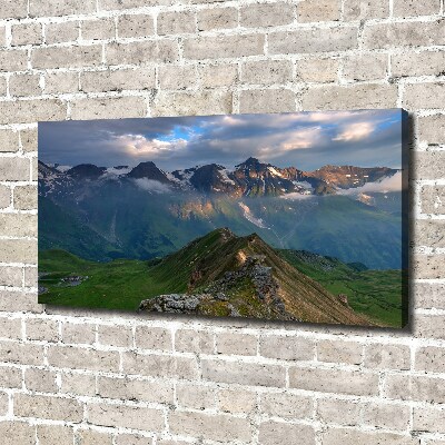 Tableau sur toile Sommets des montagnes