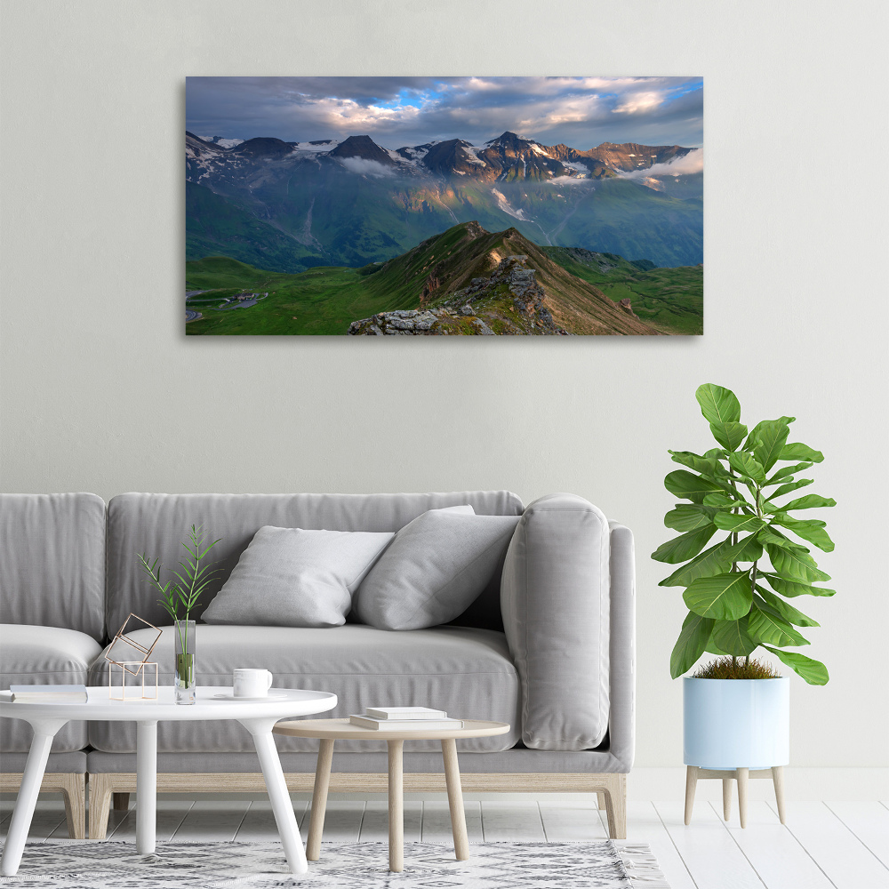 Tableau sur toile Sommets des montagnes