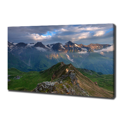 Tableau sur toile Sommets des montagnes