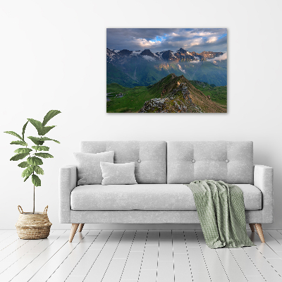 Tableau sur toile Sommets des montagnes