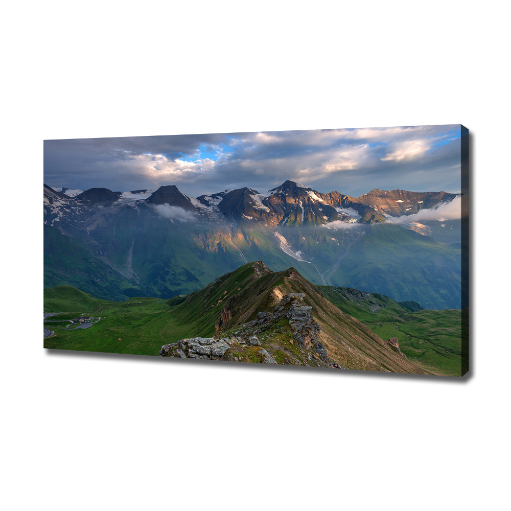 Tableau sur toile Sommets des montagnes