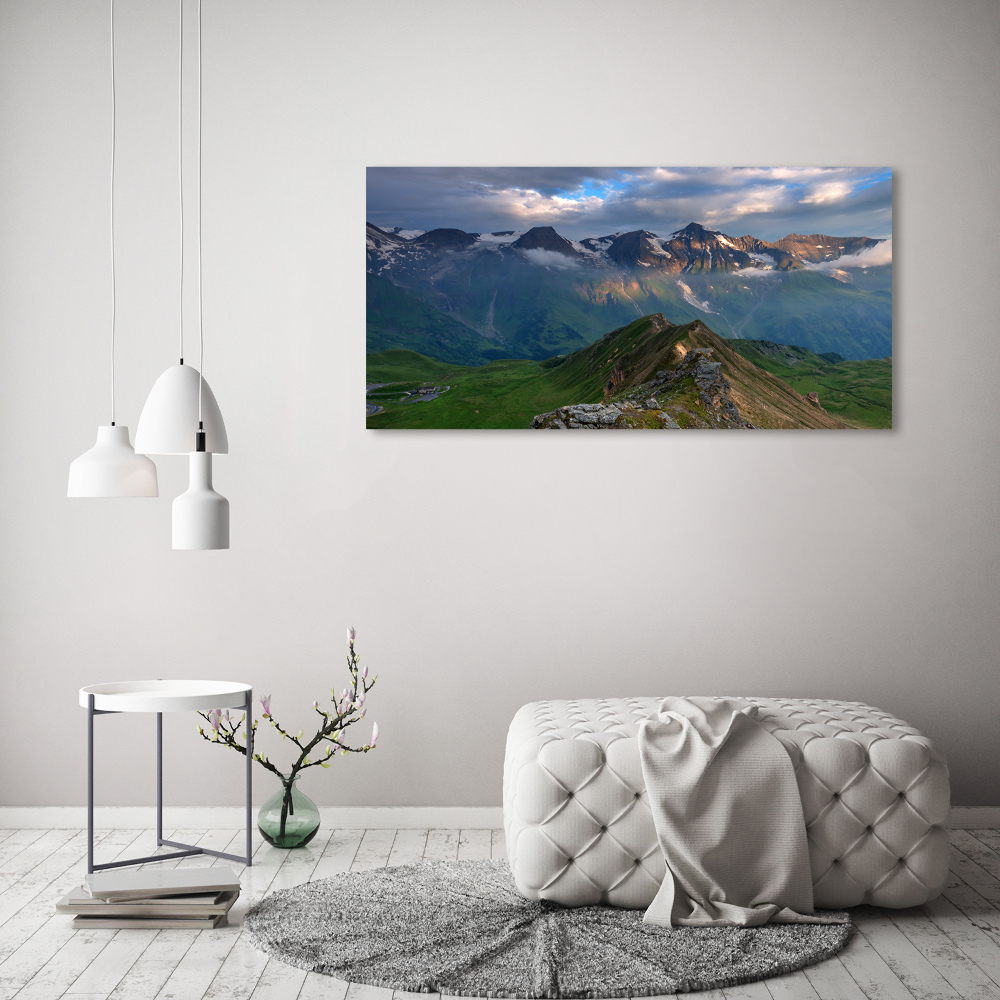 Tableau sur toile Sommets des montagnes