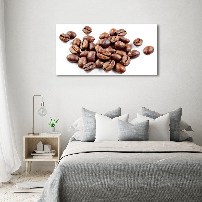 Tableau photo sur toile Poignée de grains de café