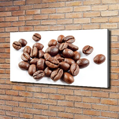 Tableau photo sur toile Poignée de grains de café