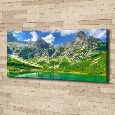 Tableau mural sur toile Lac de montagne