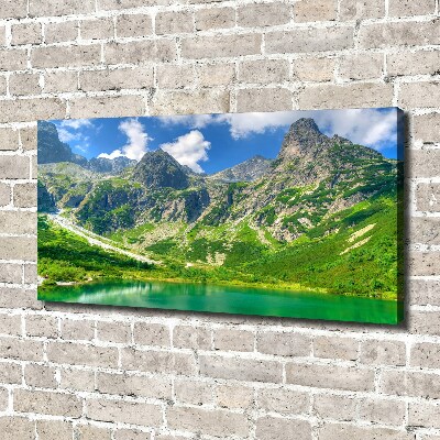 Tableau mural sur toile Lac de montagne