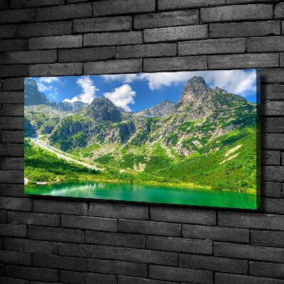 Tableau mural sur toile Lac de montagne