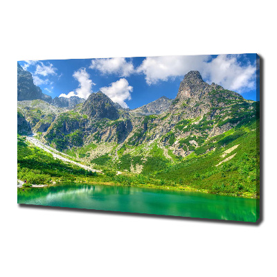 Tableau mural sur toile Lac de montagne