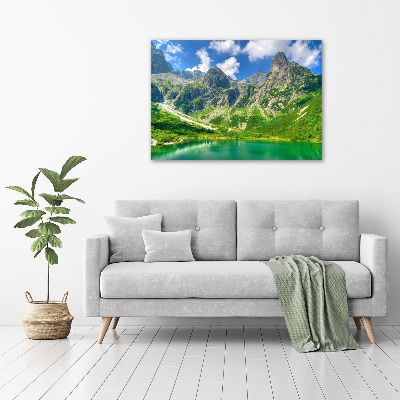 Tableau mural sur toile Lac de montagne