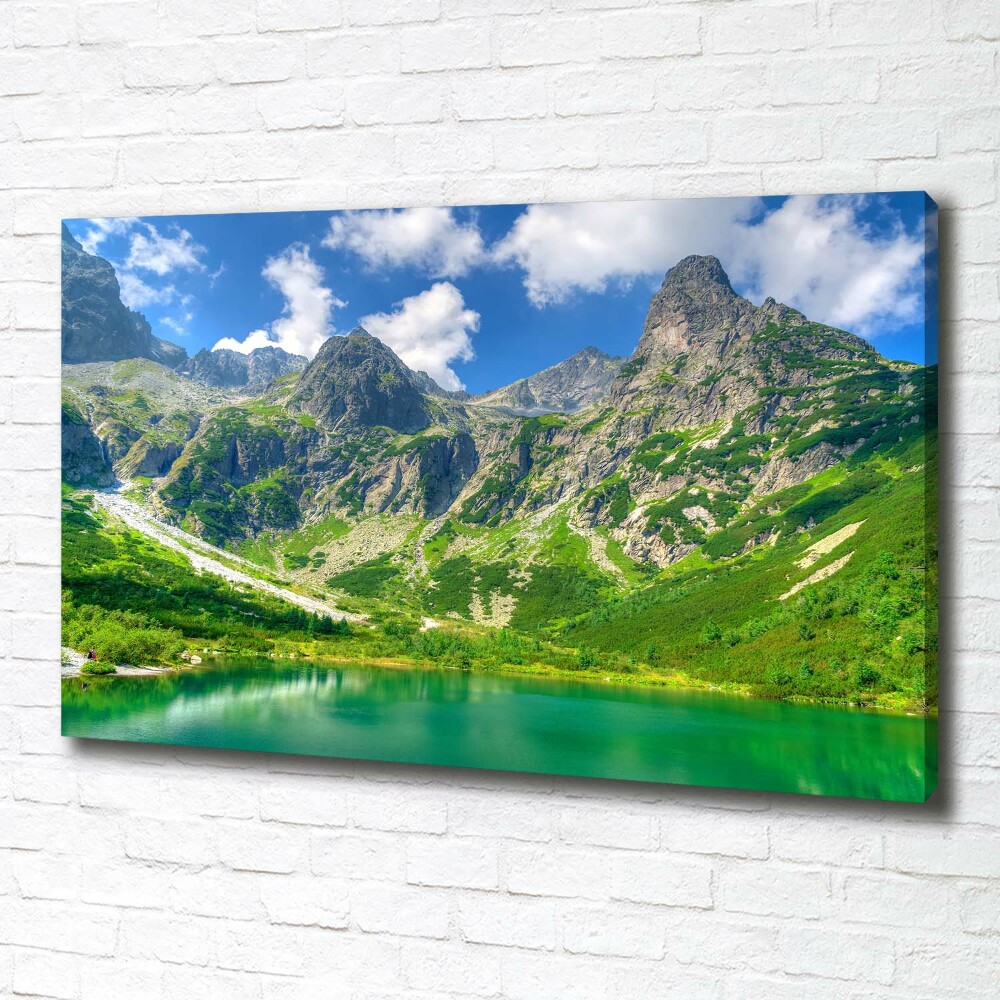 Tableau mural sur toile Lac de montagne