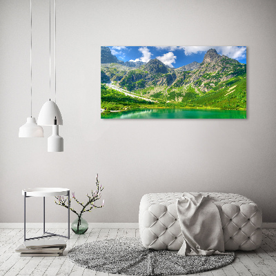 Tableau mural sur toile Lac de montagne