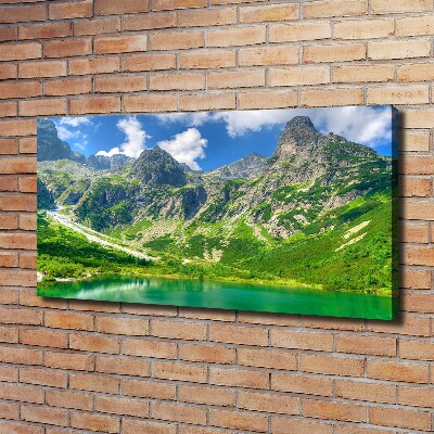 Tableau mural sur toile Lac de montagne