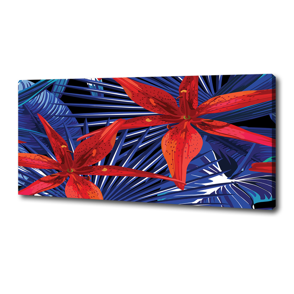 Tableau mural sur toile Fleurs exotiques