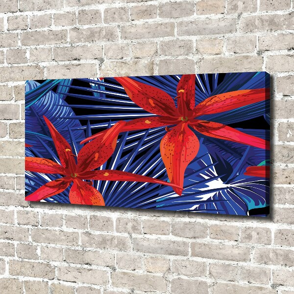 Tableau mural sur toile Fleurs exotiques