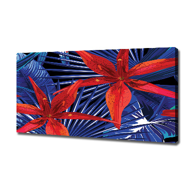 Tableau mural sur toile Fleurs exotiques