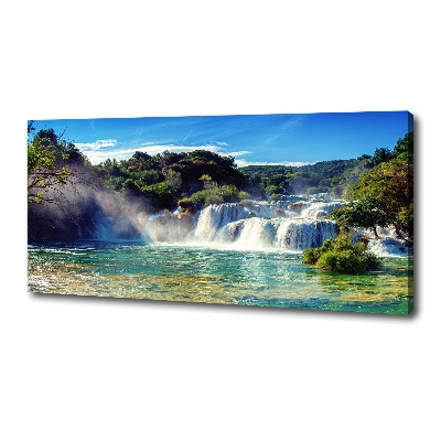 Tableau imprimé sur toile Chutes d'eau de Krka