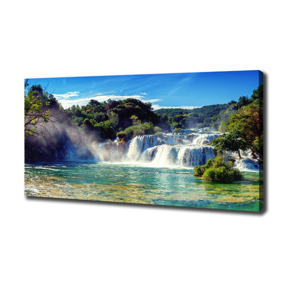 Tableau imprimé sur toile Chutes d'eau de Krka