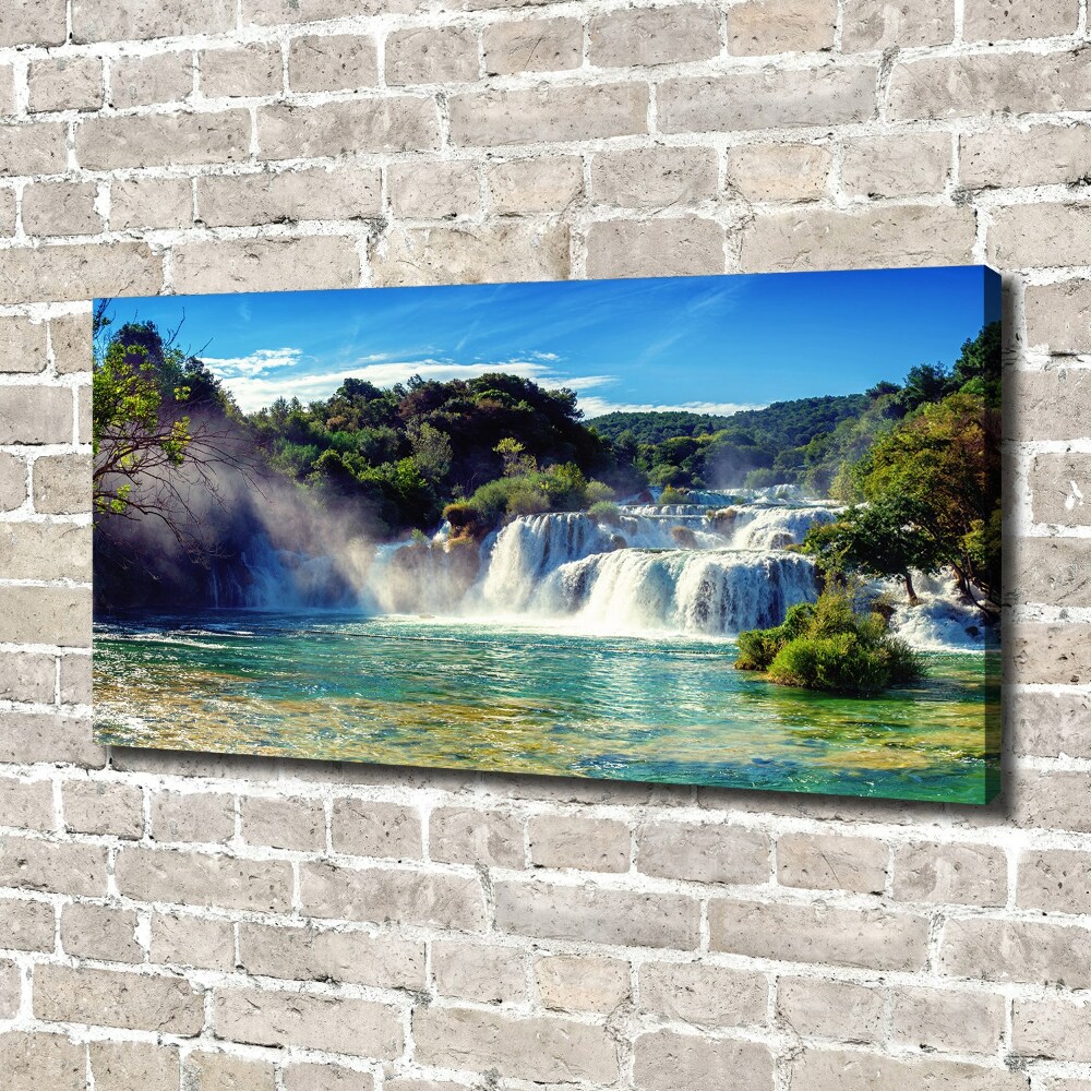 Tableau imprimé sur toile Chutes d'eau de Krka