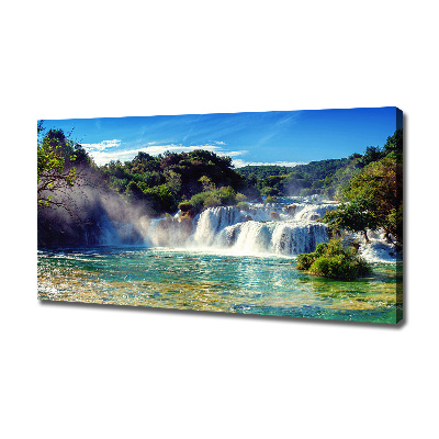 Tableau imprimé sur toile Chutes d'eau de Krka