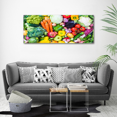 Tableau imprimé sur toile Légumes colorés