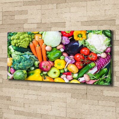 Tableau imprimé sur toile Légumes colorés