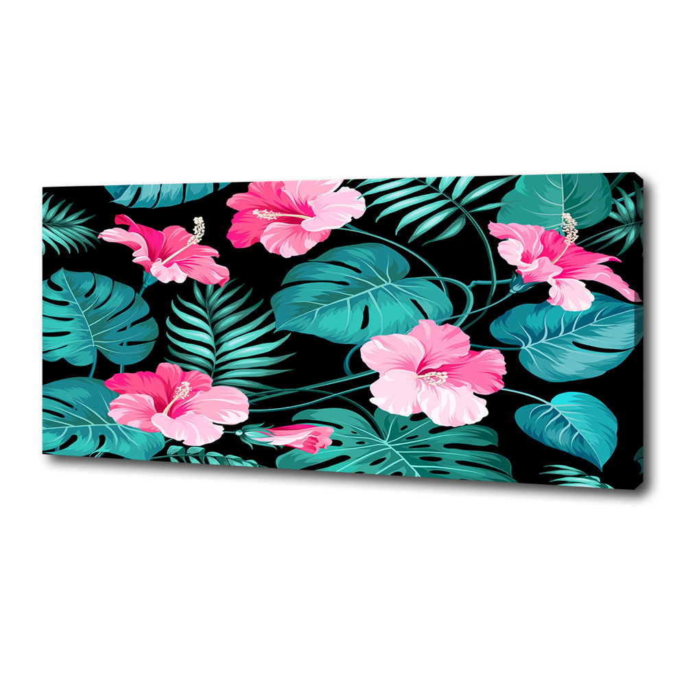 Tableau sur toile Fleurs exotiques