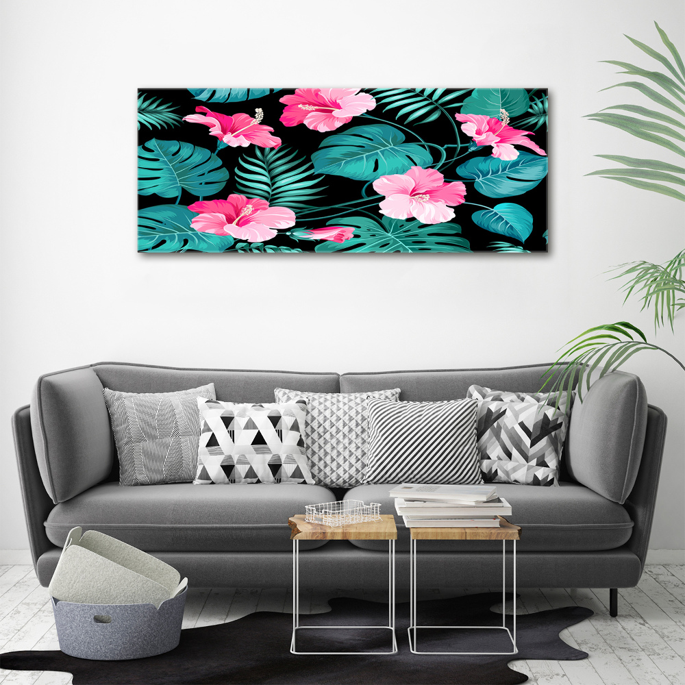 Tableau sur toile Fleurs exotiques